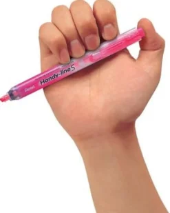 Överstrykningspenna PENTEL Clicker rosa
