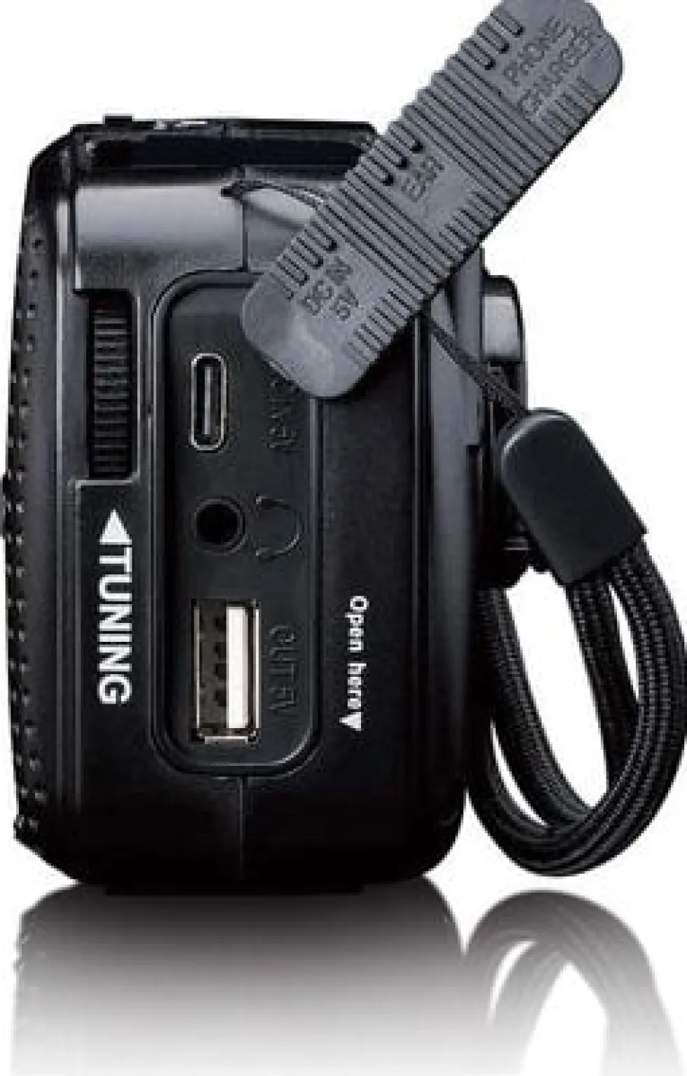Vevradio LENCO Ficklampa+Powerbank