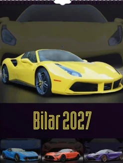 Väggkalender Bilar 2027