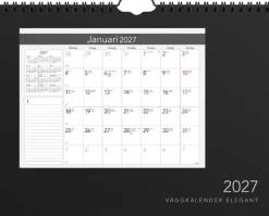 Väggkalender Elegant 2027