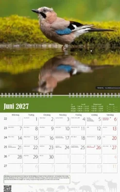 Väggkalender Jaktkalender 2027
