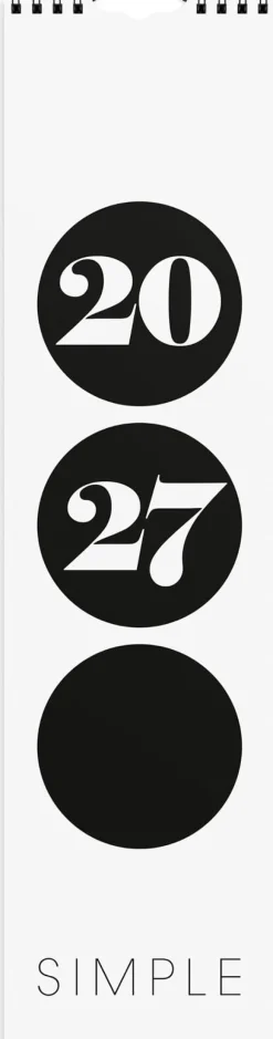 Väggkalender Simple 2027