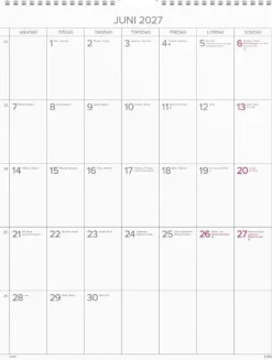 Väggkalender Stora Månadskalendern 2027