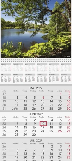 Väggkalender Trebello 2027