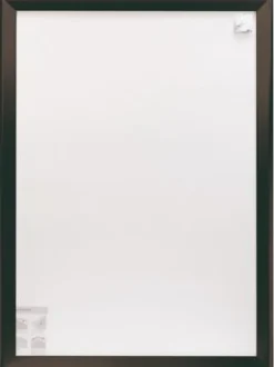 Väggram 70x100cm alu.profil 45mm svart