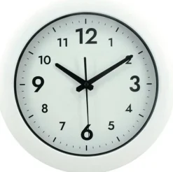 Väggur Easytime Ø30cm vit