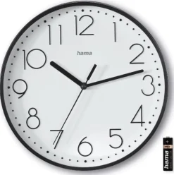 Väggur HAMA Salina 22cm svart