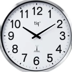 Väggur TIQ radiokontrollerat Ø50cm utomhus