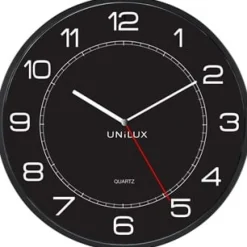 Väggur UNILUX Mega Ø57,5cm svart