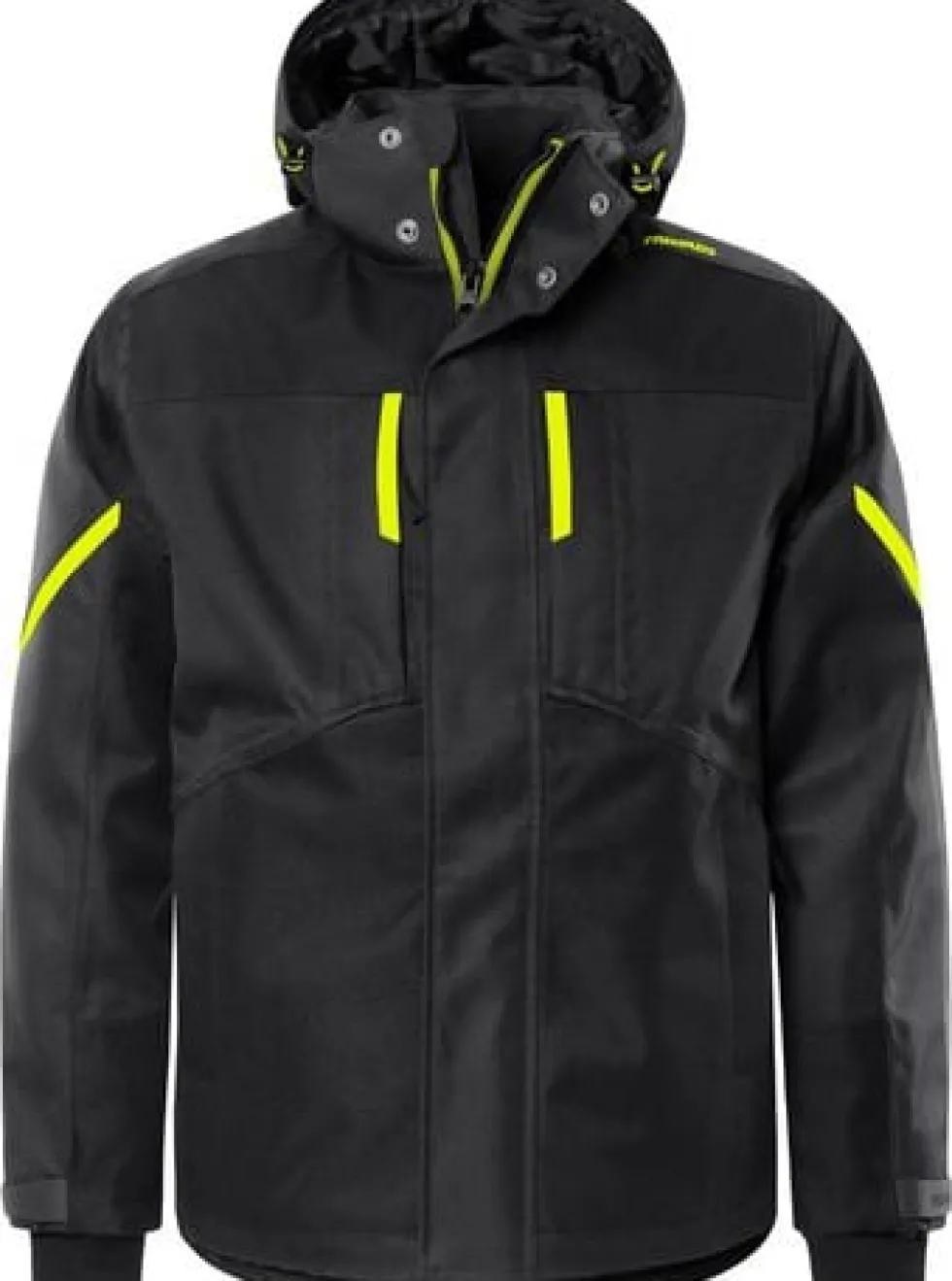 Vinterjacka Airtech 4058 Svart/Gul 2XL