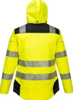 Vinterjacka PW382 dam varsel gul/sva 2XL