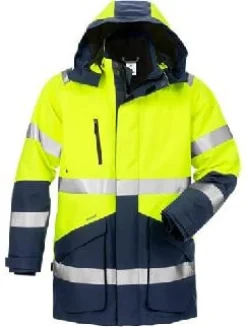 Vinterparkas Varsel 4989 Gul/Marin 2XL