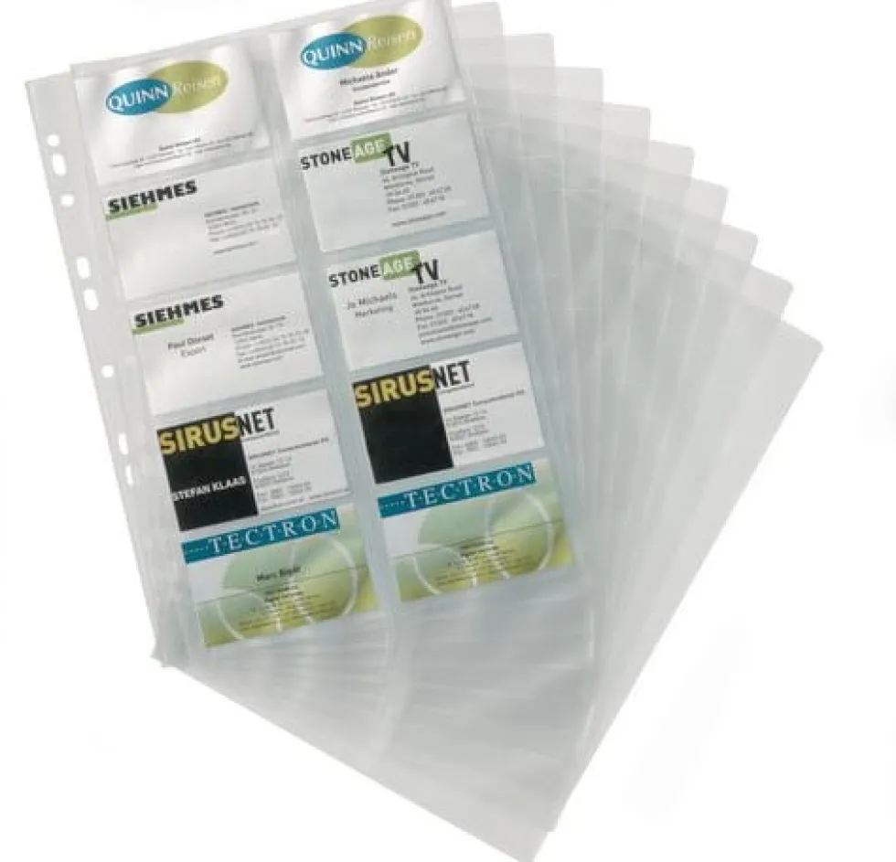 Visitkortsficka DURABLE 10/fp