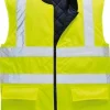 Väst fodrad PORTWEST S469 kl2 gul S