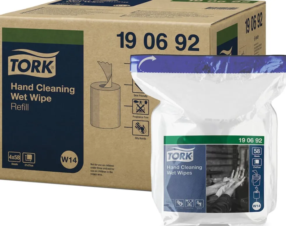 Våtduk Hand Refill TORK Premium W14, 58/fp