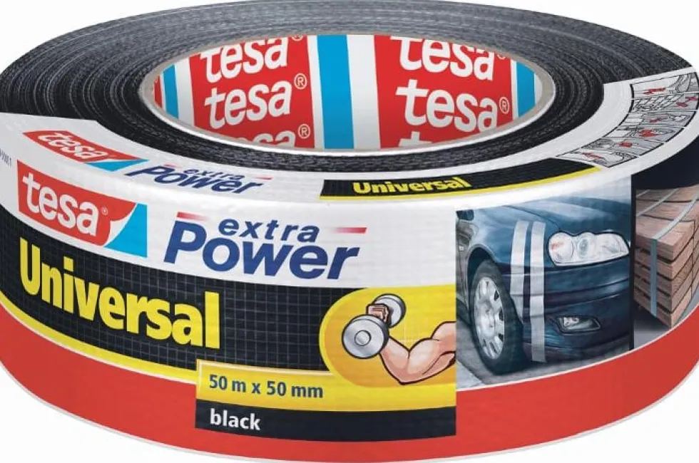 Vävtejp TESA Extra Power 50mmx50m svart