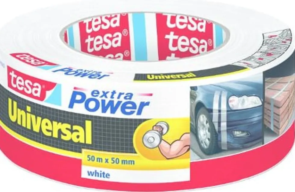 Vävtejp TESA Extra Power 50mmx50m vit