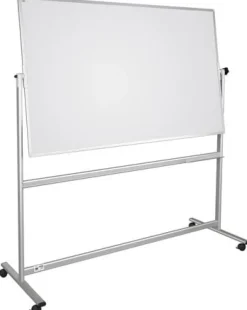 Whiteboard dubbelsidig emalj 150x120cm