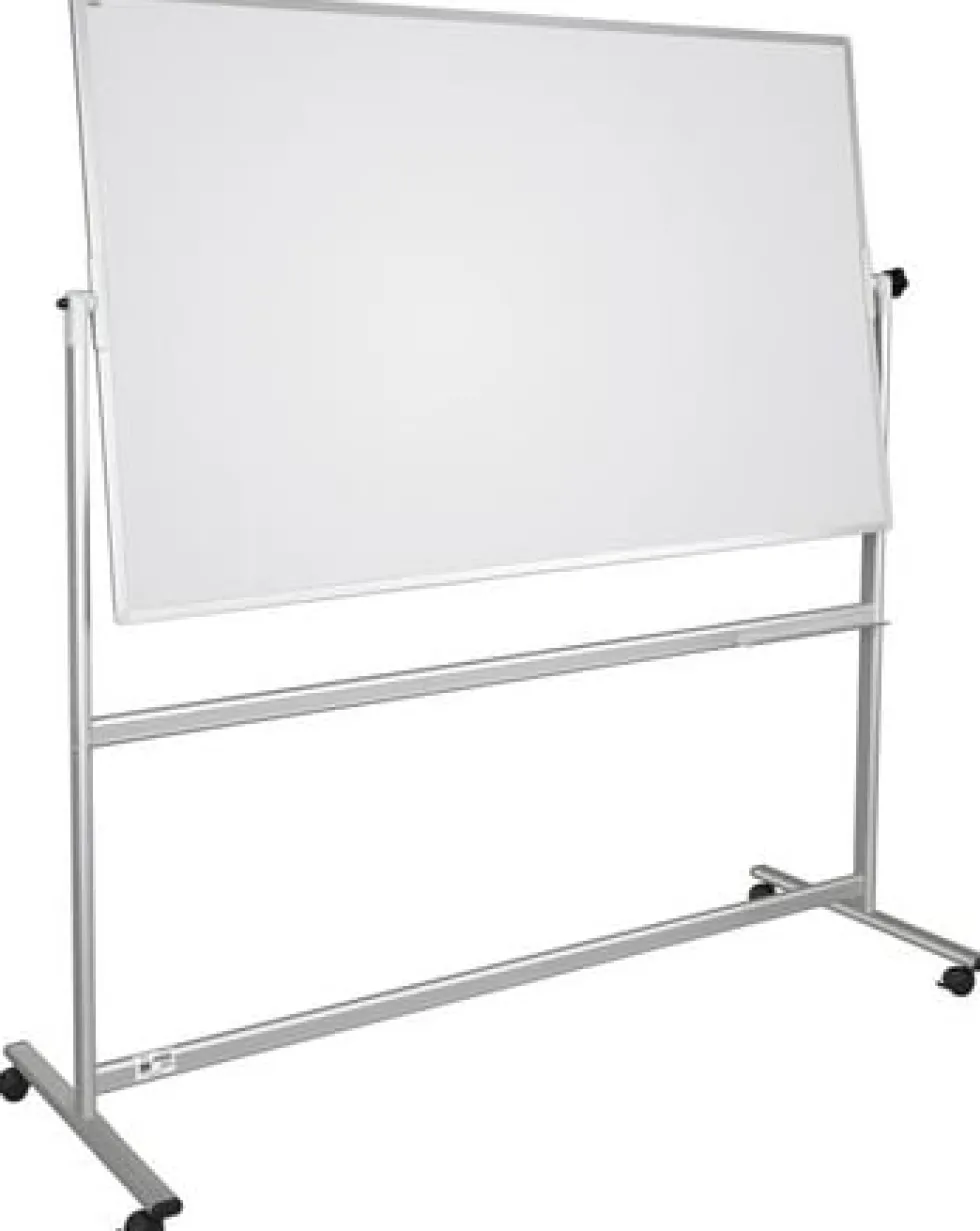 Whiteboard dubbelsidig emalj 150x120cm
