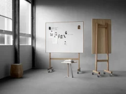 Whiteboard Lintex Wood Mobil, 150x120cm