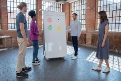 Whiteboard NOBO MoveMeet bas 180x90cm
