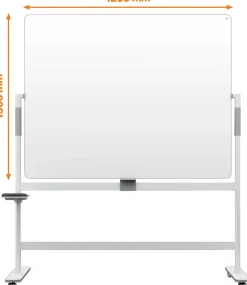 Whiteboard NOBO MoveMeet dubbelsidig
