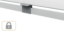 Whiteboard NOBO MoveMeet dubbelsidig