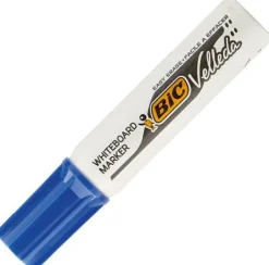Whiteboardpenna BIC Velleda 1781 Blå, sned, 3.5-5.5mm, 12st