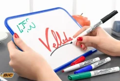 Whiteboardpenna BIC Velleda Svart, konisk, 1,4mm, 12st