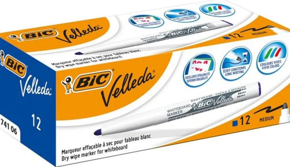 Whiteboardpenna BIC Velleda 1741 blå