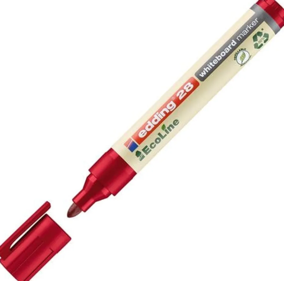 Whiteboardpenna EDDING Eco 28 röd