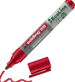 Whiteboardpenna EDDING Eco 28 röd