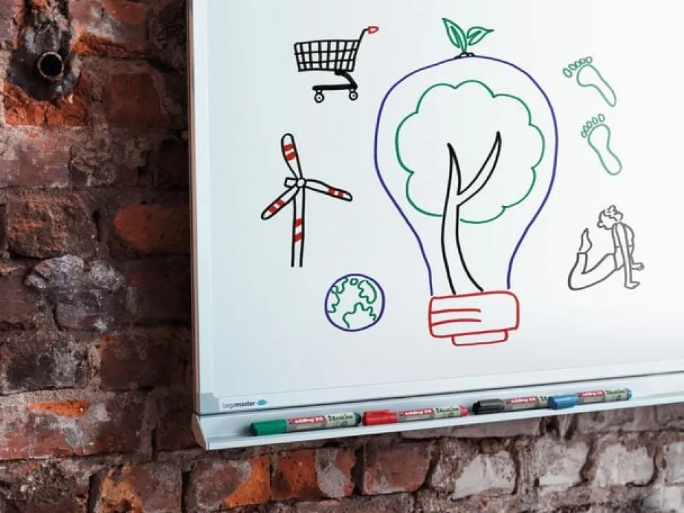 Whiteboardpenna EDDING Eco 28 röd