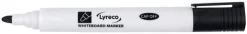 Whiteboardpenna LYRECO drywipe rund svart