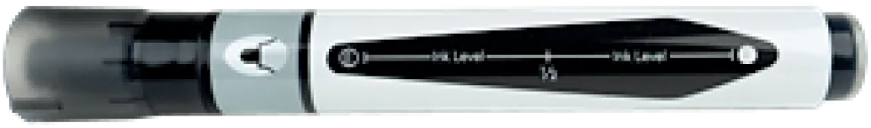 Whiteboardpenna NOBO Liq rund mix 10/fp