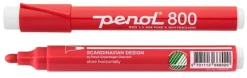 Whiteboardpenna PENOL 800 rund röd