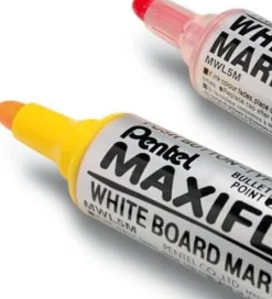 Whiteboardpenna PENTEL Maxiflo 1,5 gul