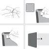 Whiteboard Slim NOBO vit 28x22cm