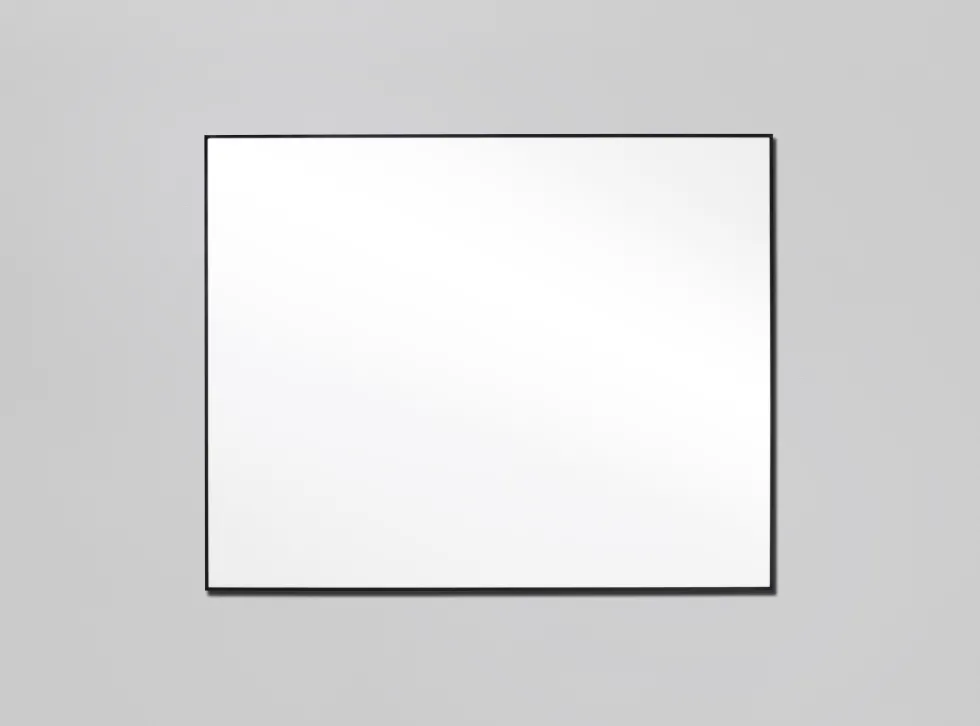 Whiteboardtavla Lintex One, Svart ram, 100x120cm (ståendes)