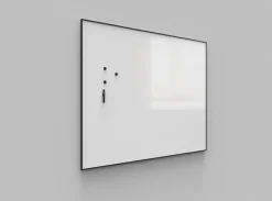 Whiteboardtavla Lintex One, Svart ram, 100x120cm (ståendes)
