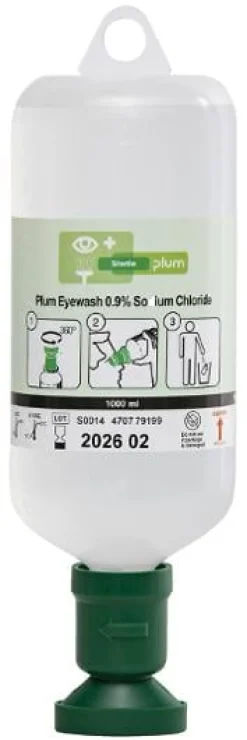 Wound and Eyewash PLUM 0,9% SodChl 1L