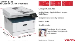 Xerox B315V_DNI - Multifunktionsskrivare - svartvit - laser