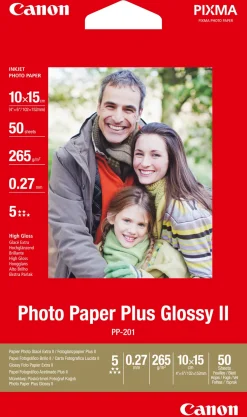 10x15 PP-201 Photo Paper Plus II 265g (50)
