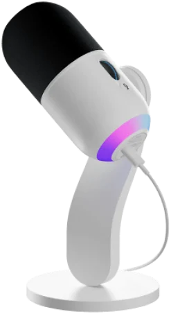 Yeti GX Dynamic RGB Gaming Mic with LIGHTSYNC, Off-white