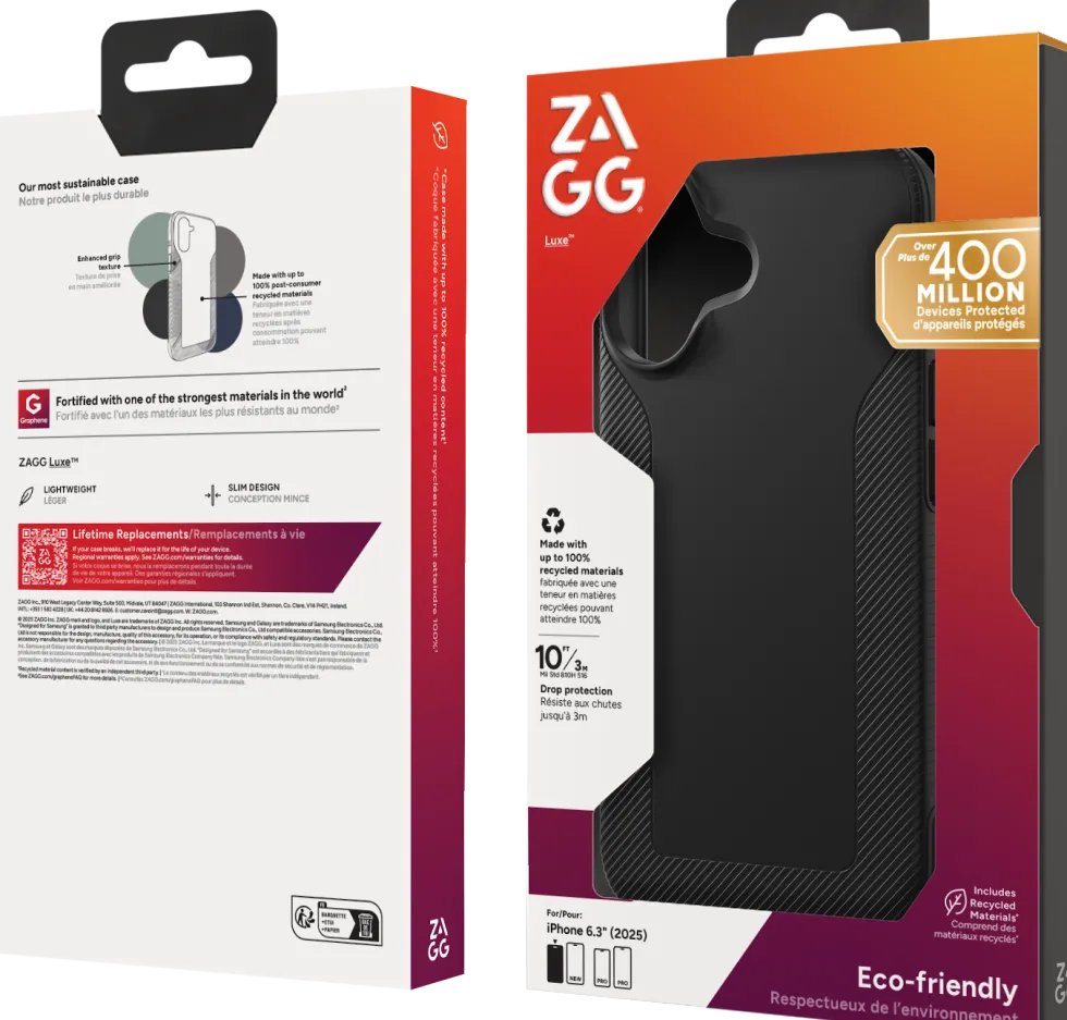 ZAGG Cases Luxe Apple iPhone Air Black