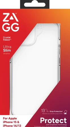 Zagg Crystal Palace - Baksidesskydd för mobiltelefon - klar