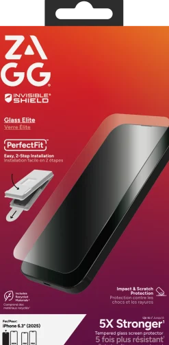 ZAGG InvisibleShield Glass Elite - Skärmskydd för mobiltelefon