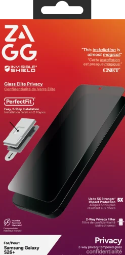 ZAGG InvisibleShield Glass Elite Privacy - Skärmskydd för