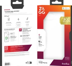 ZAGG Luxe - Baksidesskydd för mobiltelefon - slimmad, snygg, 3 m