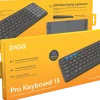ZAGG - Tangentbord - mellanstorlek - trådlös - Bluetooth